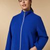 Jersey Cloth Coat China Blue Wholesale