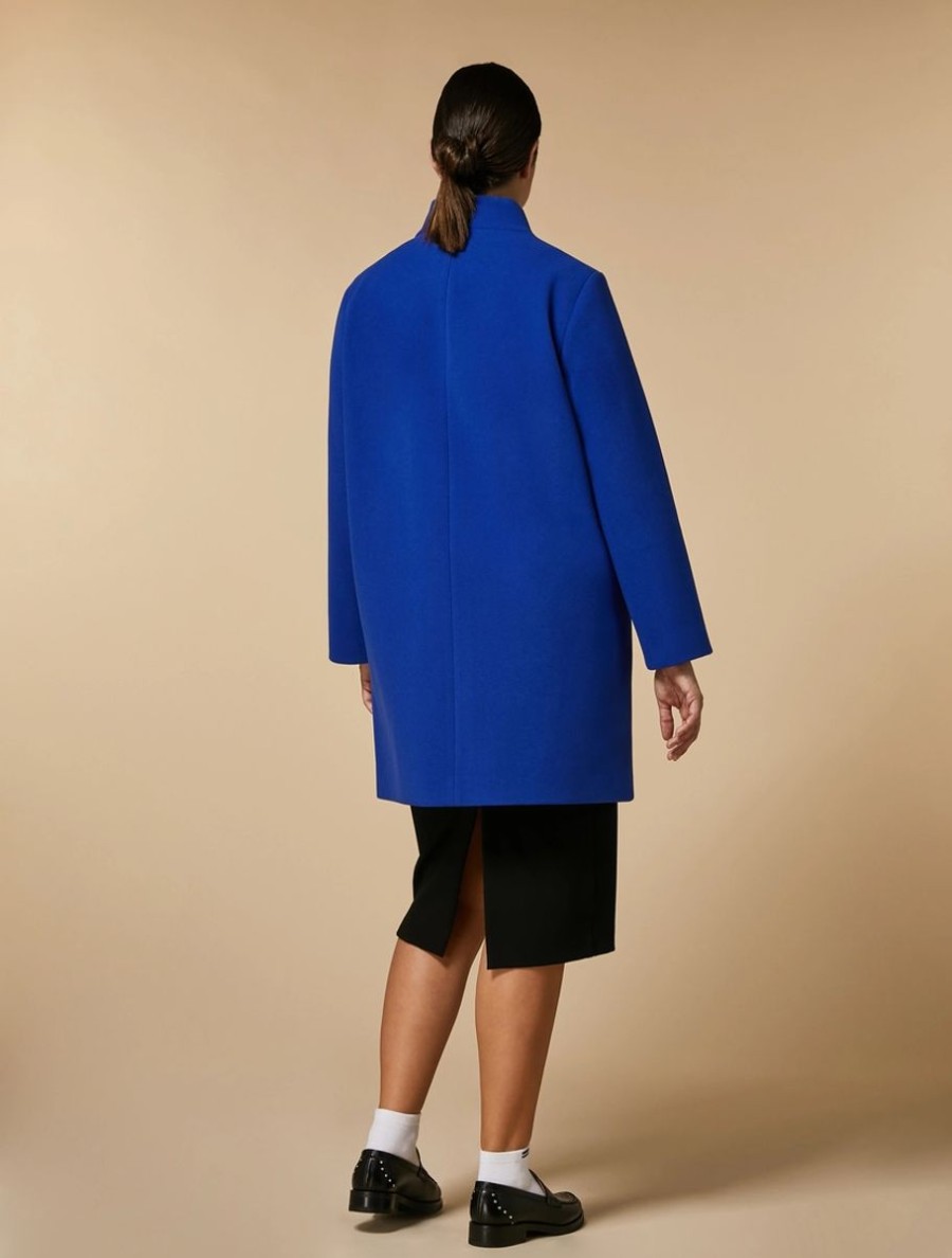 Jersey Cloth Coat China Blue Wholesale