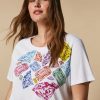 Jersey Print T-Shirt Sand Online