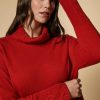 Wool And Cashmere Sweater Red Wholesale