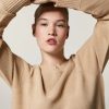 Merino Wool-Blend Sweater Camel Hot