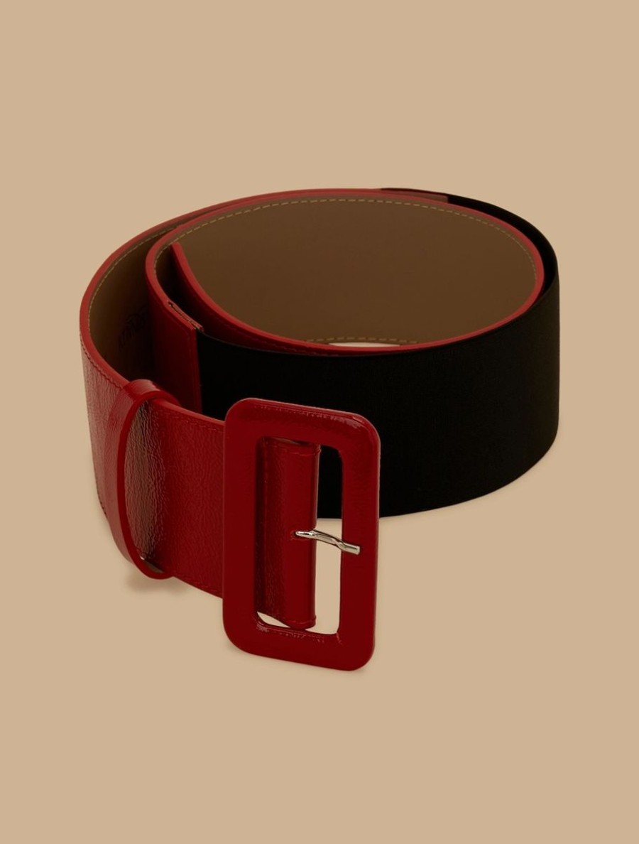 Patent Leather Belt Red Clearance