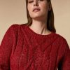 Wool And Alpaca Sweater Red Clearance