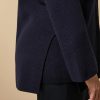 Wool And Cashmere Cardigan Dark Navy Hot