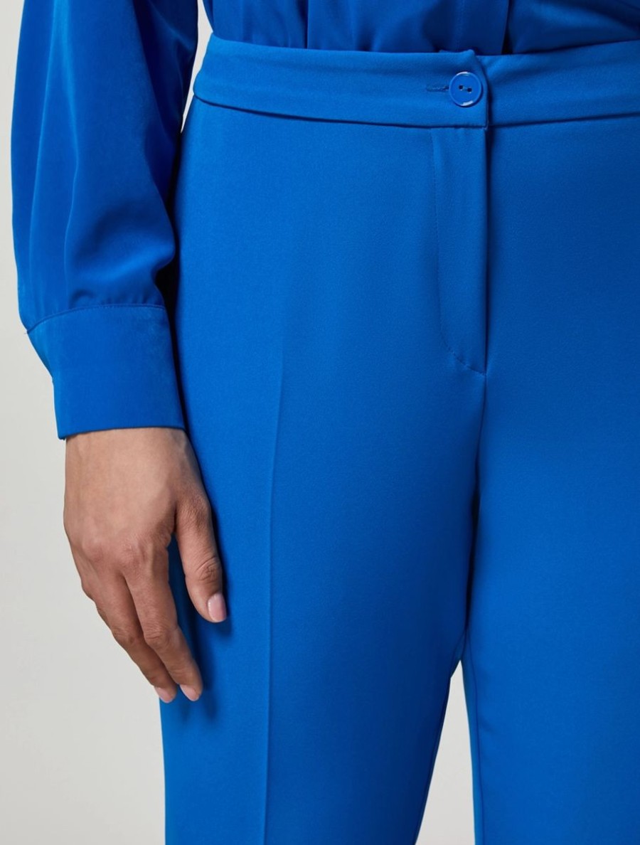 Technical Fabric Trousers China Blue Hot