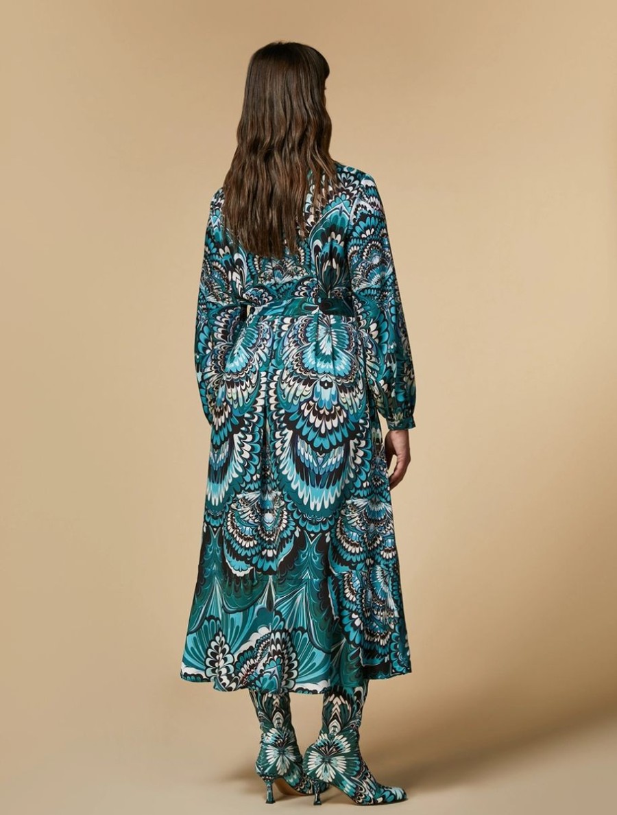 Printed Twill Dress Oil Online