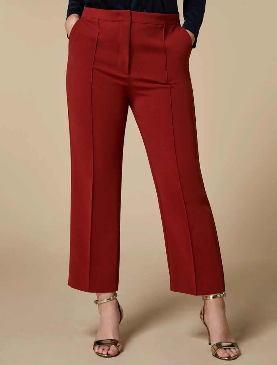 Triacetate Trousers Rust Clearance