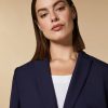 Viscose-Blend Blazer Jacket Dark Navy Hot