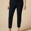 Triacetate Cady Slim Trousers Midnightblue Clearance