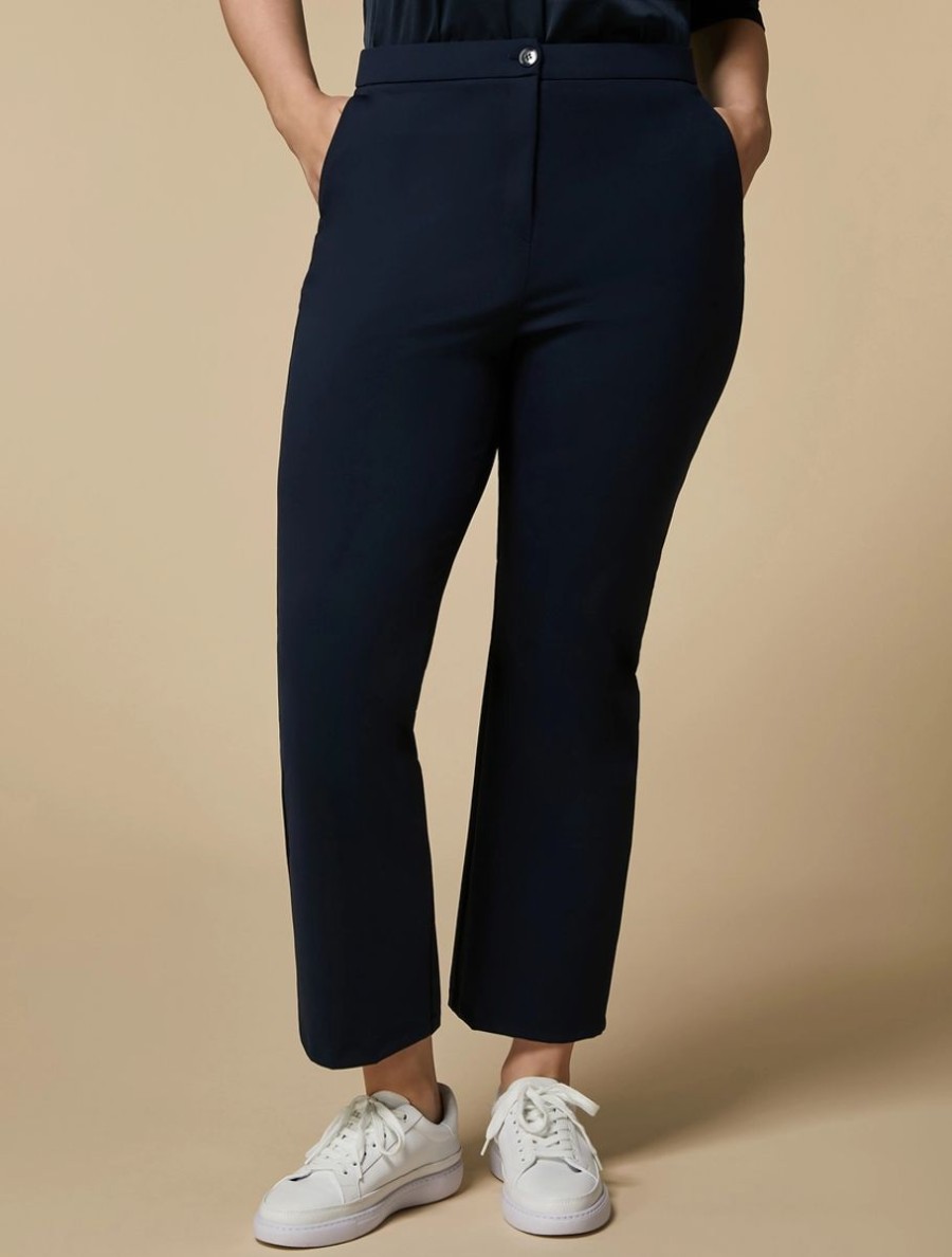 Scuba Jersey Trousers Midnightblue Clearance