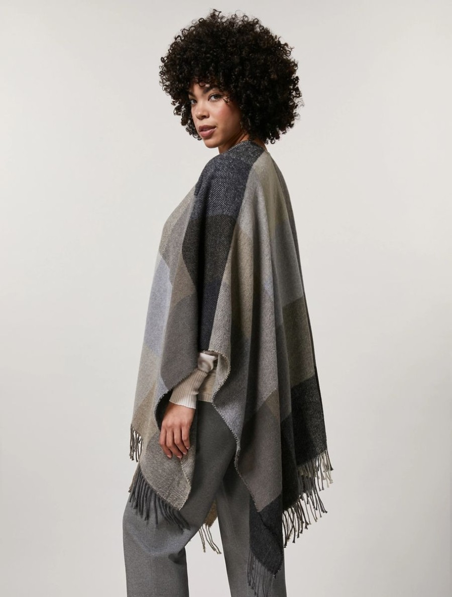 Check Yarn-Dyed Cape Beige Best