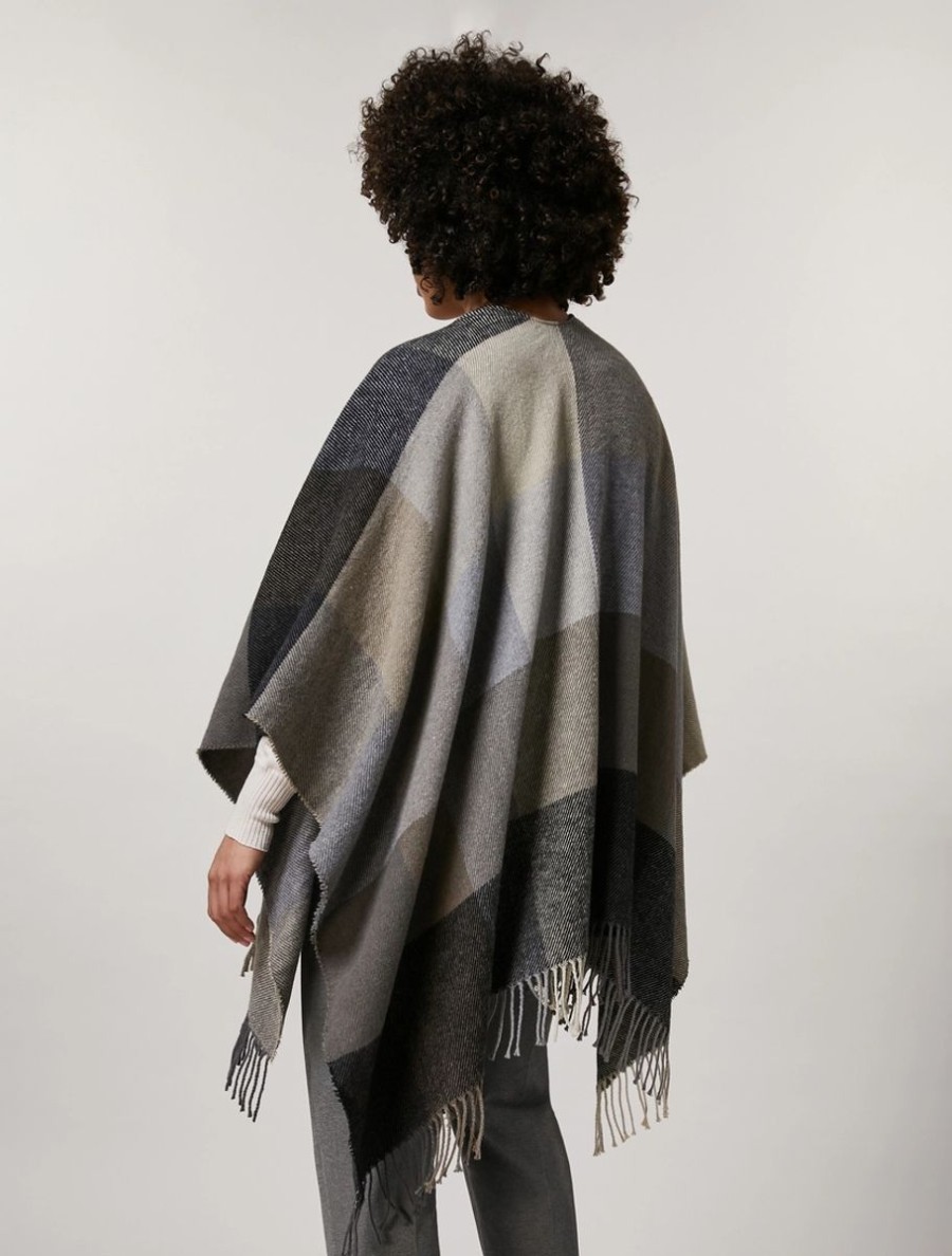 Check Yarn-Dyed Cape Beige Best