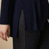 Viscose Yarn Sweater Dark Navy New