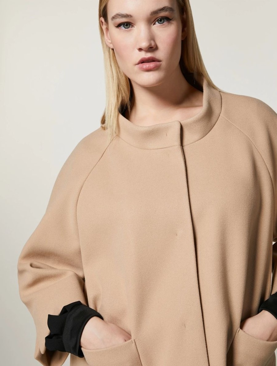 Compact Jersey Jacket Camel Online