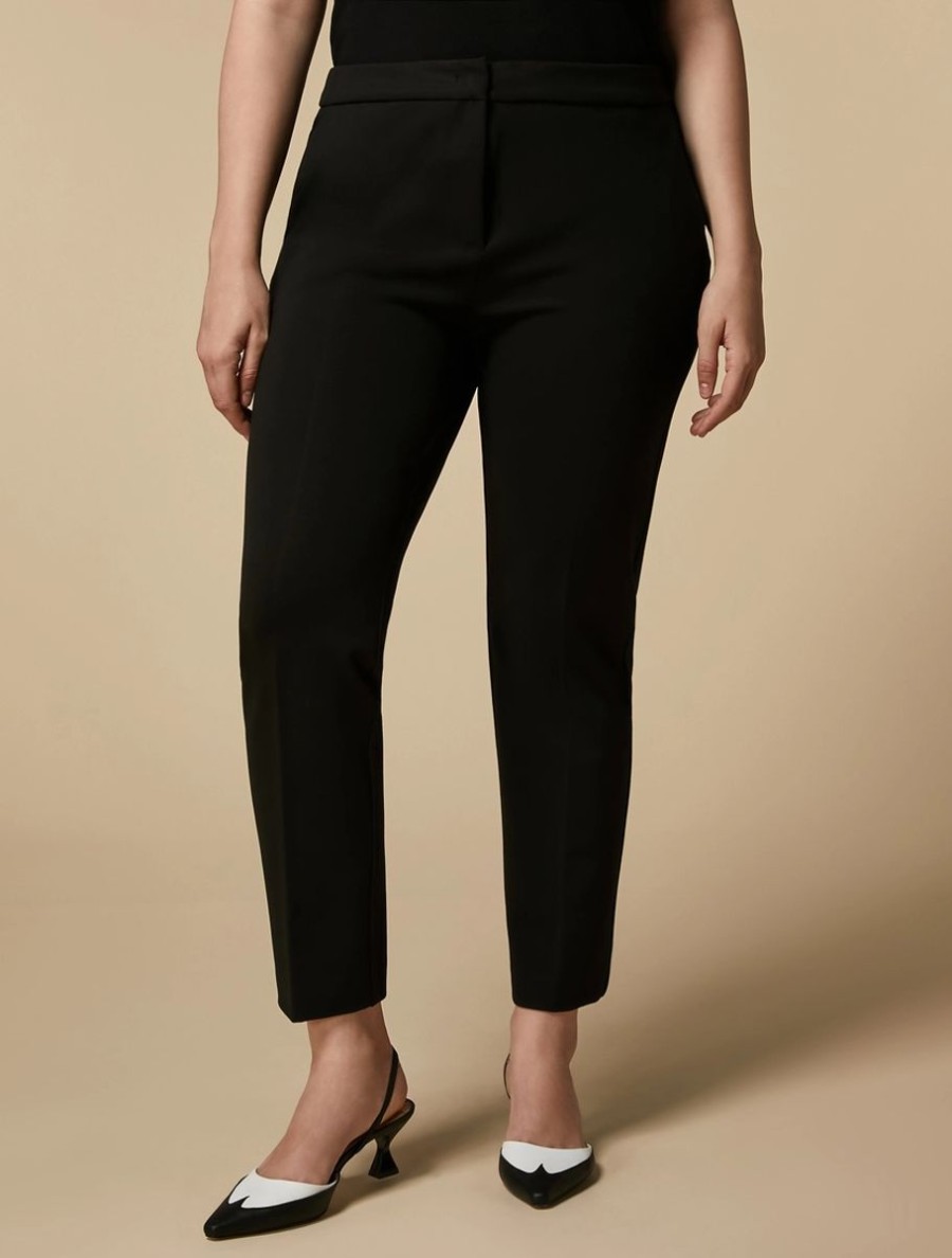 Slim Jersey Trousers Black Wholesale