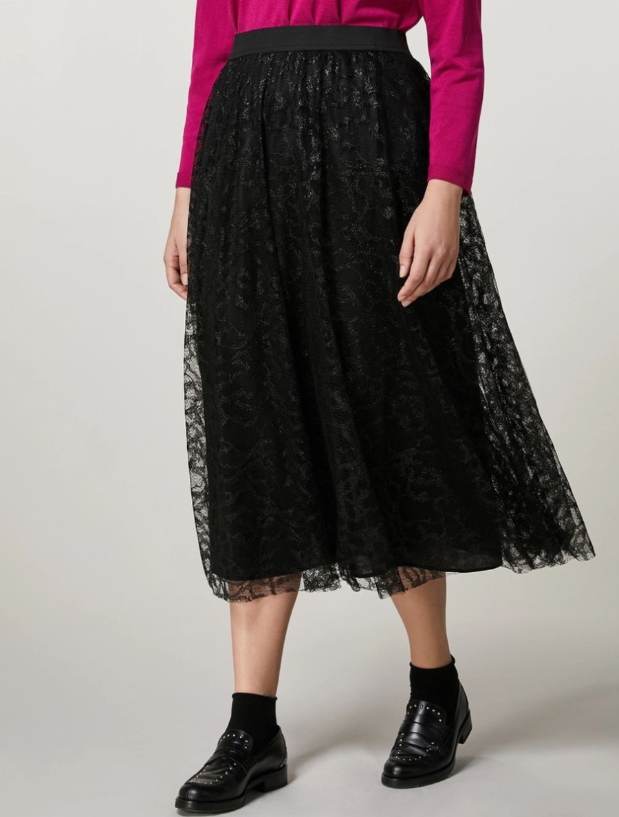 Lace Skirt Black Online