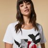 Print-Embellished Jersey T-Shirt White Best