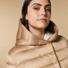 Technical Satin Down Jacket Camel New