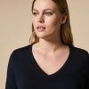 Viscose Jersey T-Shirt Midnightblue Wholesale