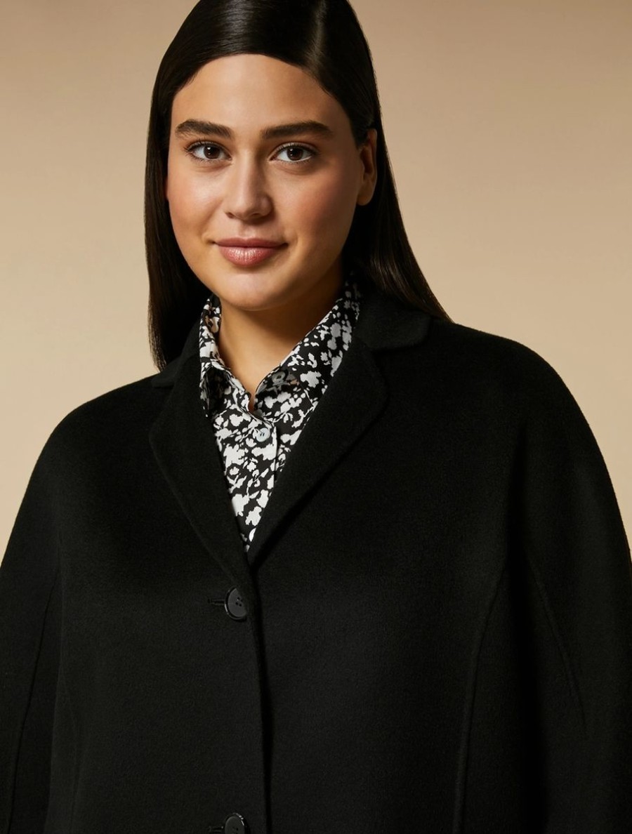 Double-Faced Wool And Cashmere Coat Black Online