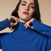 Lurex Viscose Sweater Cornflower Blue Best