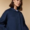 Double-Faced Wool And Cashmere Jacket Ski Blue New