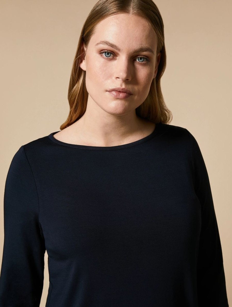 Viscose Jersey T-Shirt Midnightblue Best