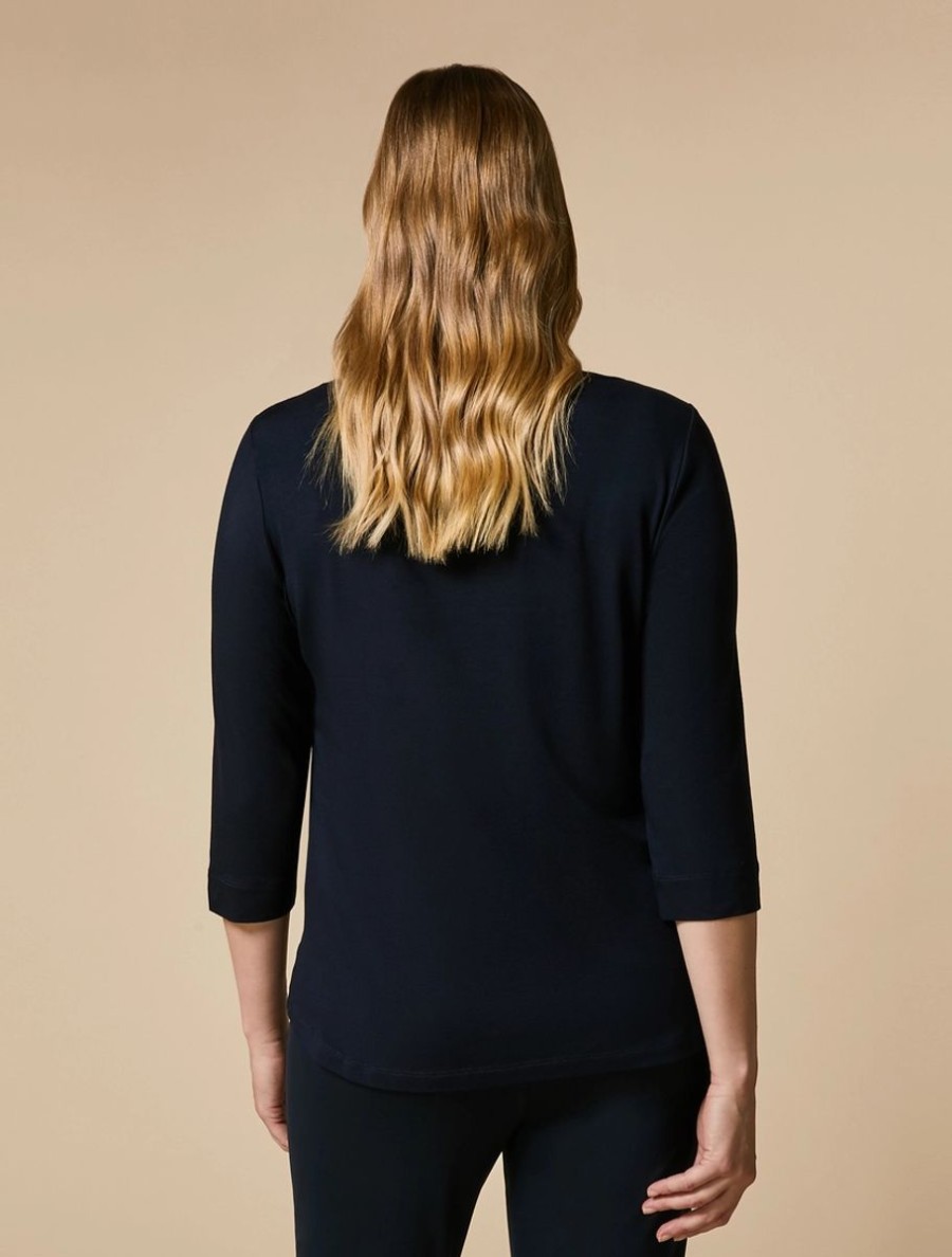 Viscose Jersey T-Shirt Midnightblue Best