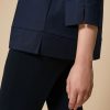 Stretch Poplin Shirt Dark Navy Hot