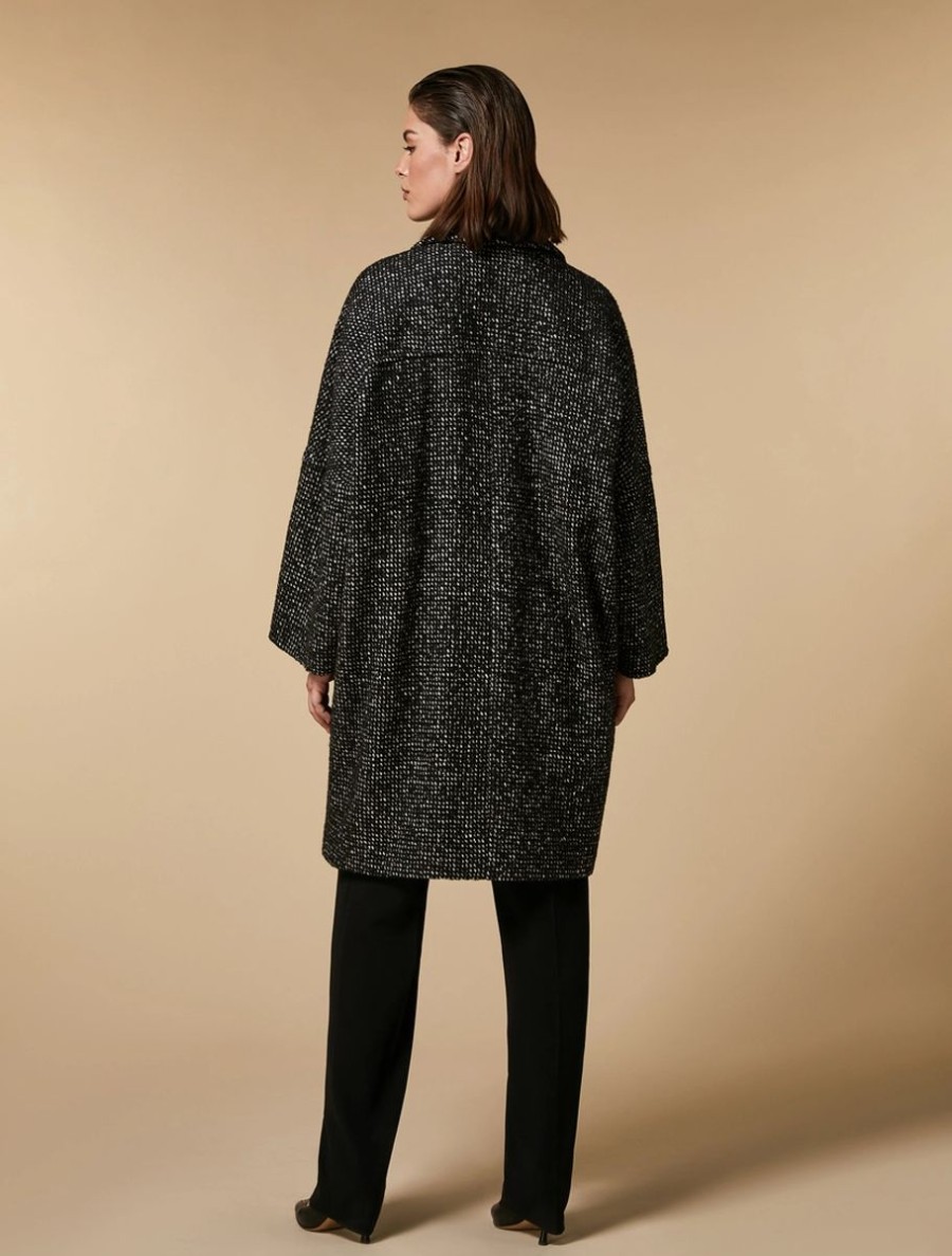 Tweed Coat Black Online