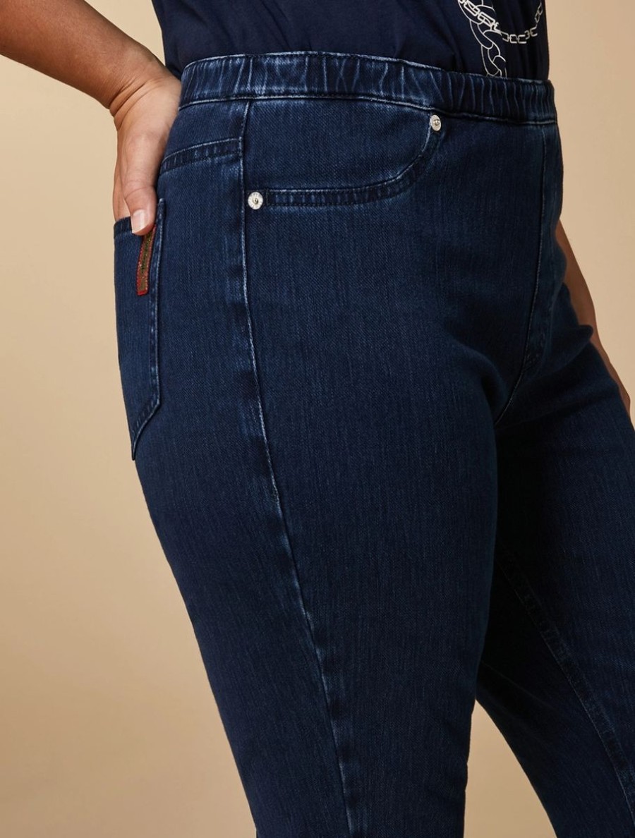 Leggings-Fit Compact Denim Jeans Dark Navy Online