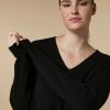 Cashmere-Blend Sweater Black New