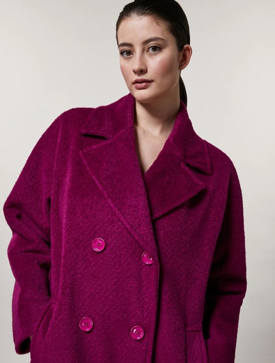 Jersey Coat Purple Best