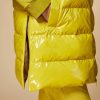 Water-Repellent Quilted Gilet Mustard Best