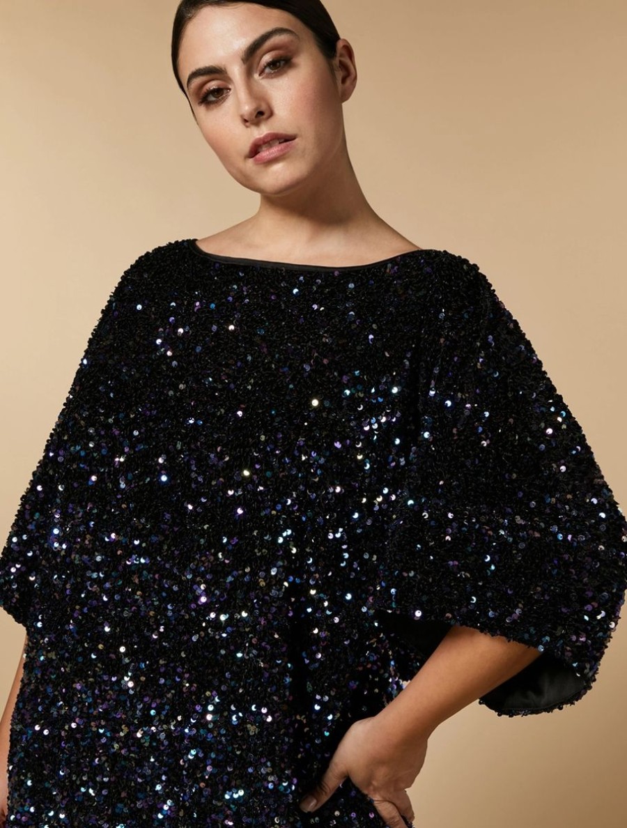 Sequin Dress Black Hot