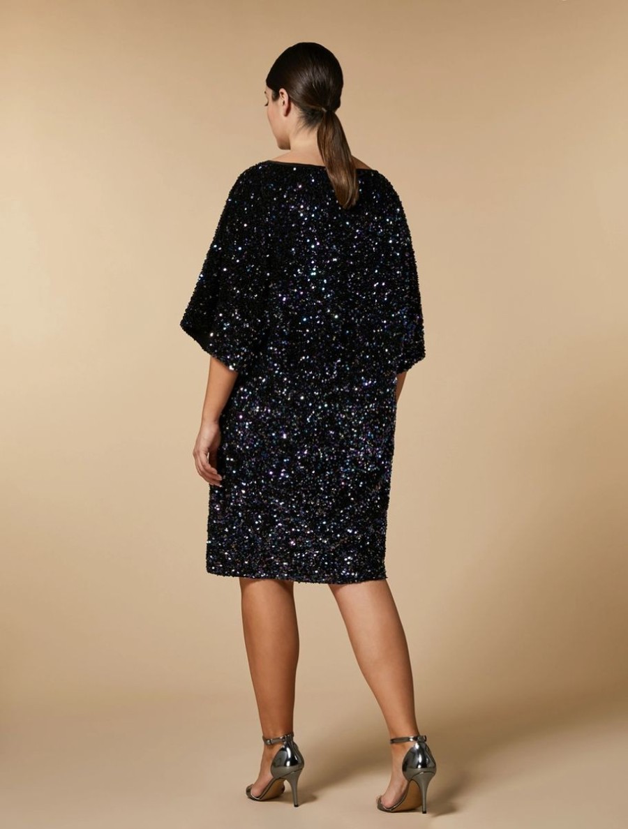 Sequin Dress Black Hot