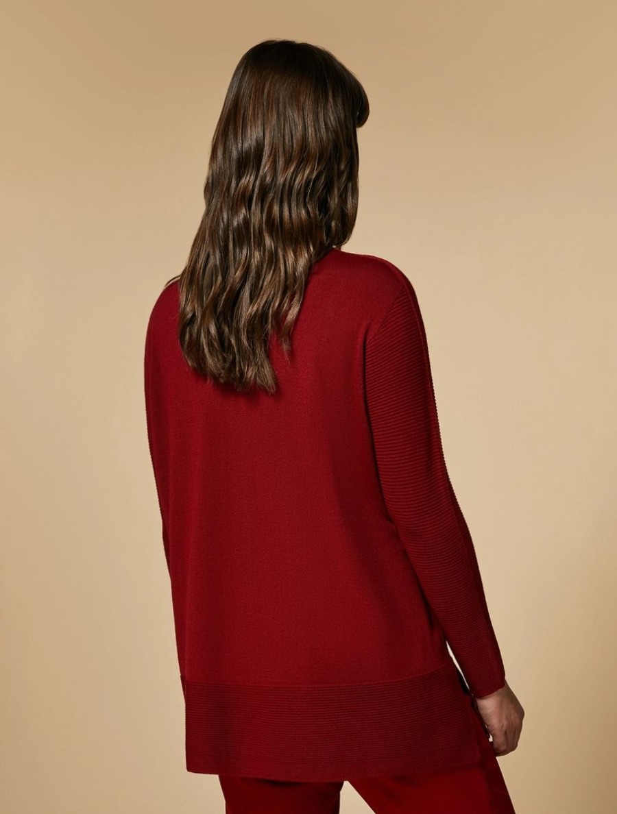 Wool-Blend Sweater Red Wholesale