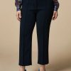 Triacetate Trousers Dark Navy New