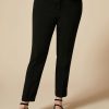 Triacetate Cady Slim Trousers Black Wholesale