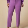 Slim-Fit Triacetate Trousers Wisteria Wholesale