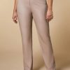 Stretch Nappa Leather Trousers Pink Wholesale