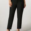 Crepe Envers Satin Trousers Black Wholesale