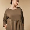 Technical Jersey Dress Olive Green Best