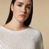 Seamless Cotton Sweater Ivory Clearance