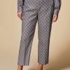 Jacquard Trousers Lilac New