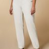 Triacetate Classic Trousers White Wholesale