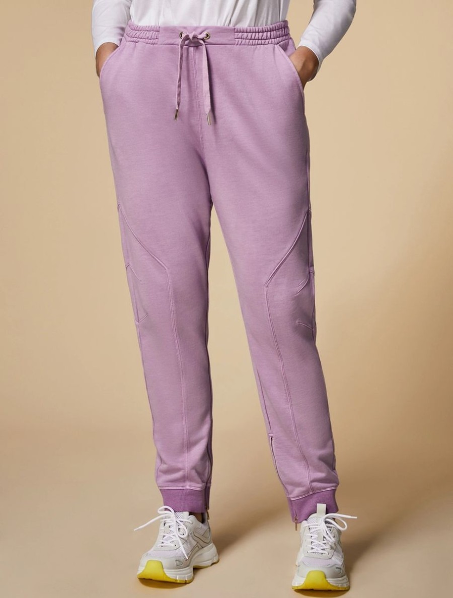 Cotton Fleece Trousers Wisteria Online