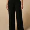 Straight-Fit Triacetate Trousers Black Hot