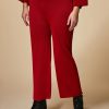 Knit Trousers Red Hot