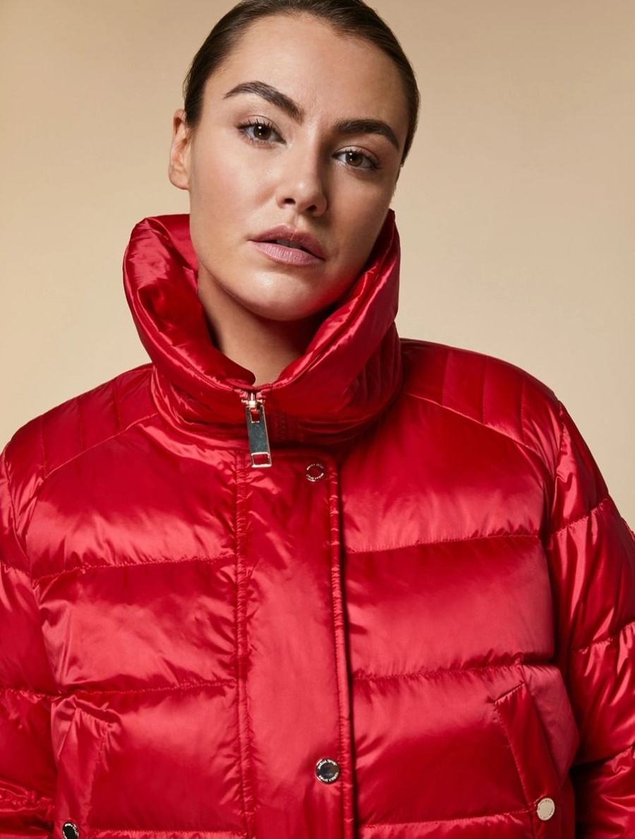 Padded Jacket In Water-Resistant Nylon Red Best